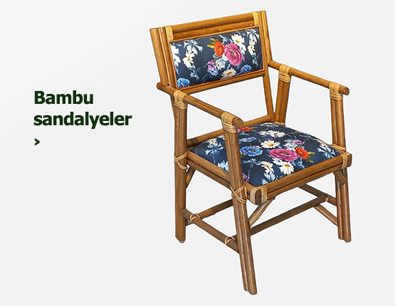 bambu sandalyeler
