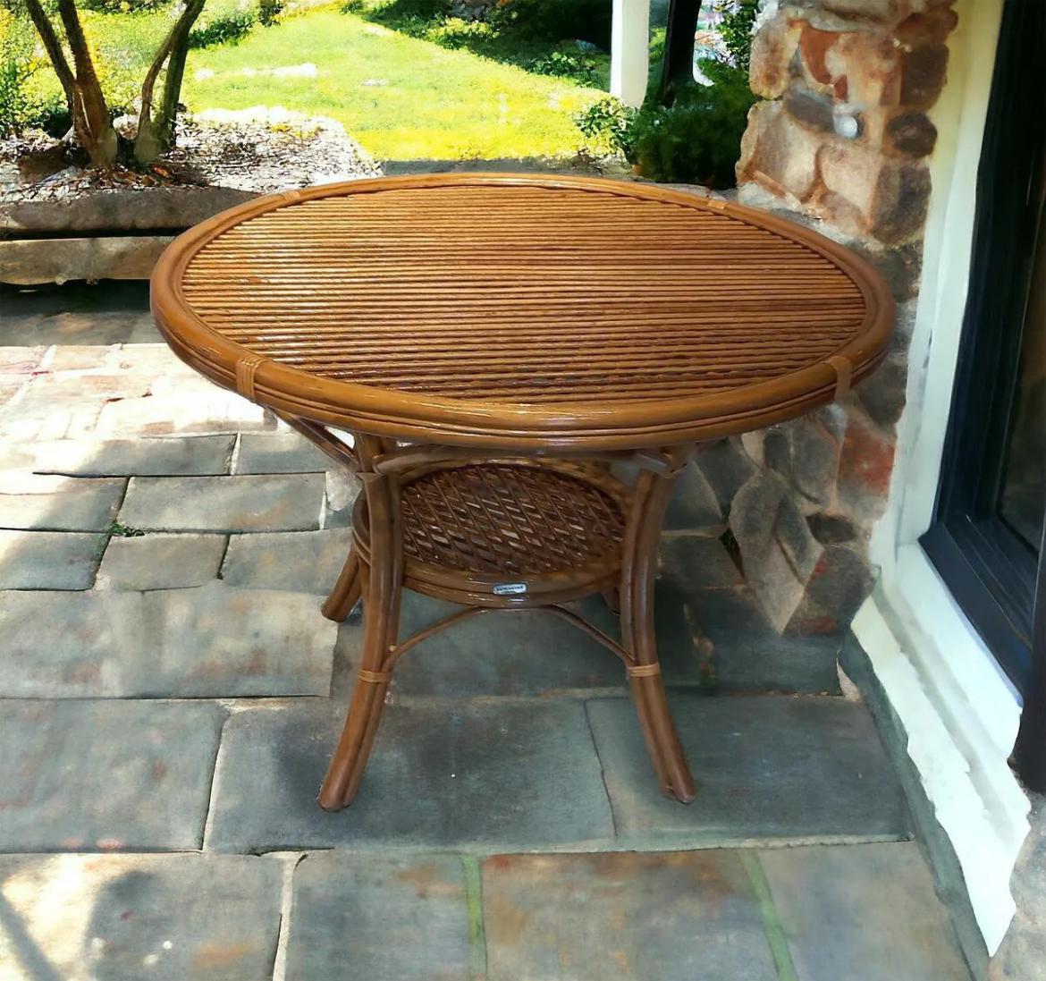 Bamboo Round Table 110 cm